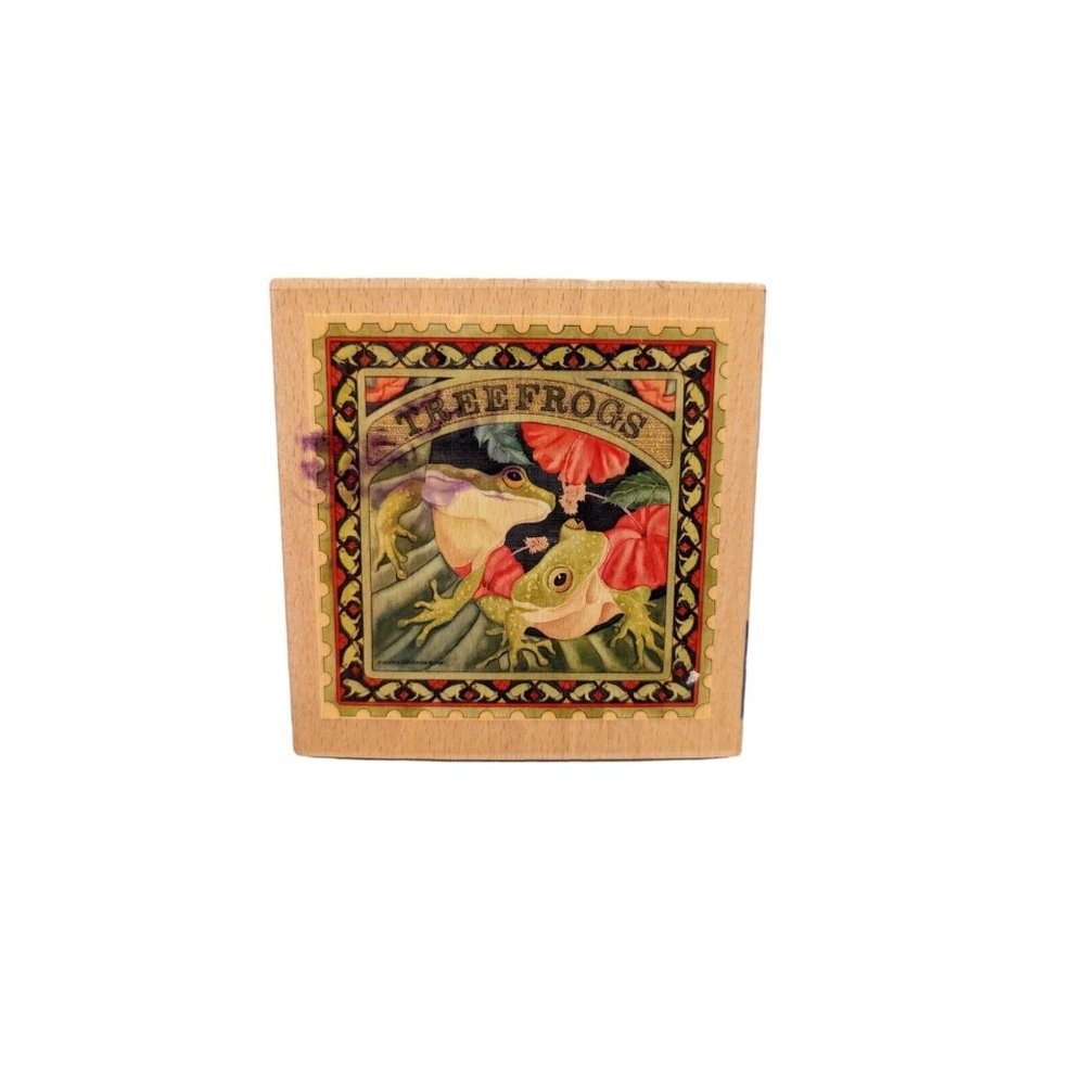 Whispers Sugarloaf Tree Frogs Rubber Stamps
